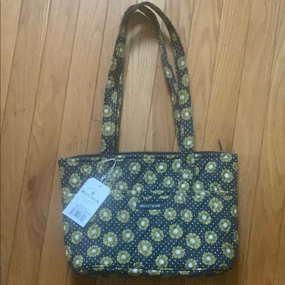 Bella Taylor Dotted Daisy Shoulder Tote - Picture 1 of 6